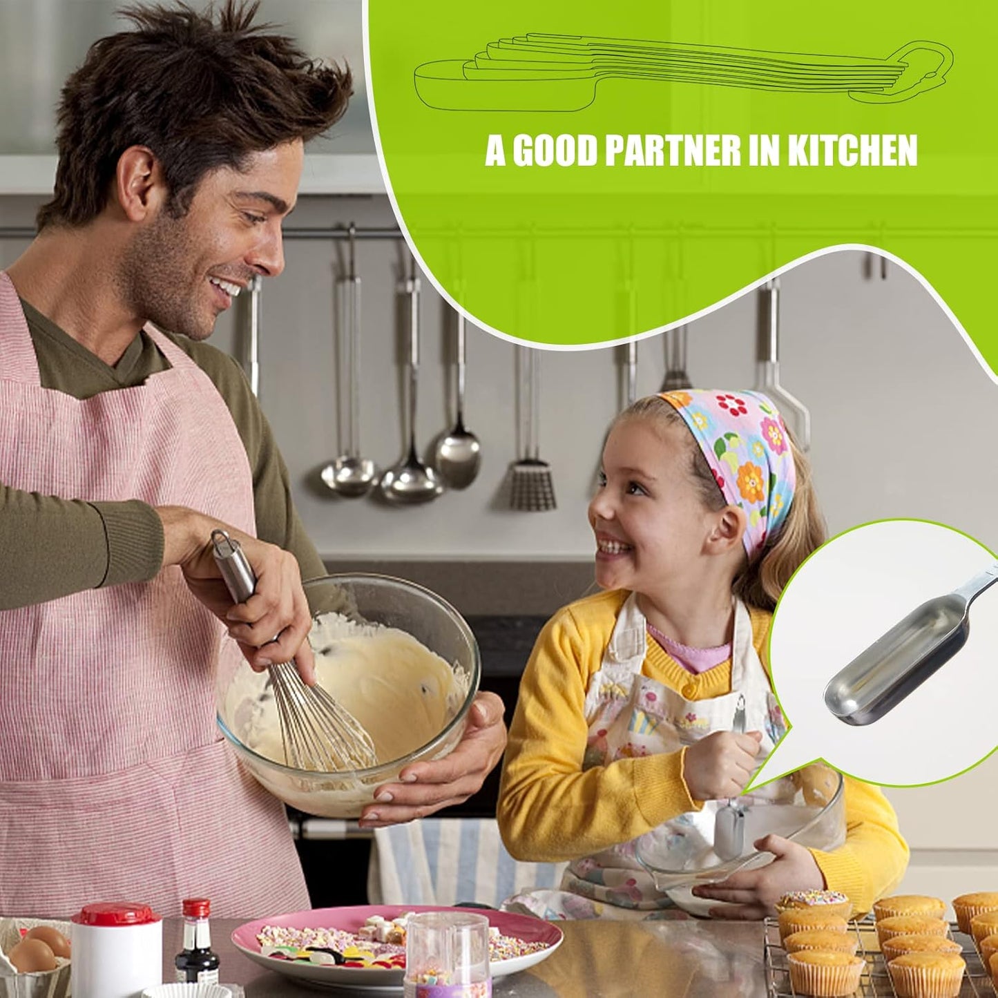 1PCS 1/2Tablespoon (1.5tsp, 7.5ml) Single Measuring Spoon, Individual Stainless Steel Long Handle Measure Teaspoon Only