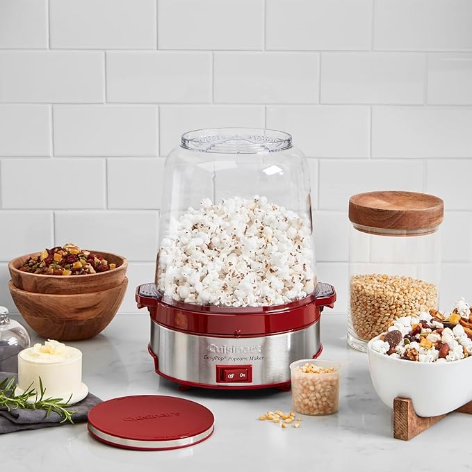 Cuisinart EasyPop Popcorn Maker, Red, CPM-700NAS