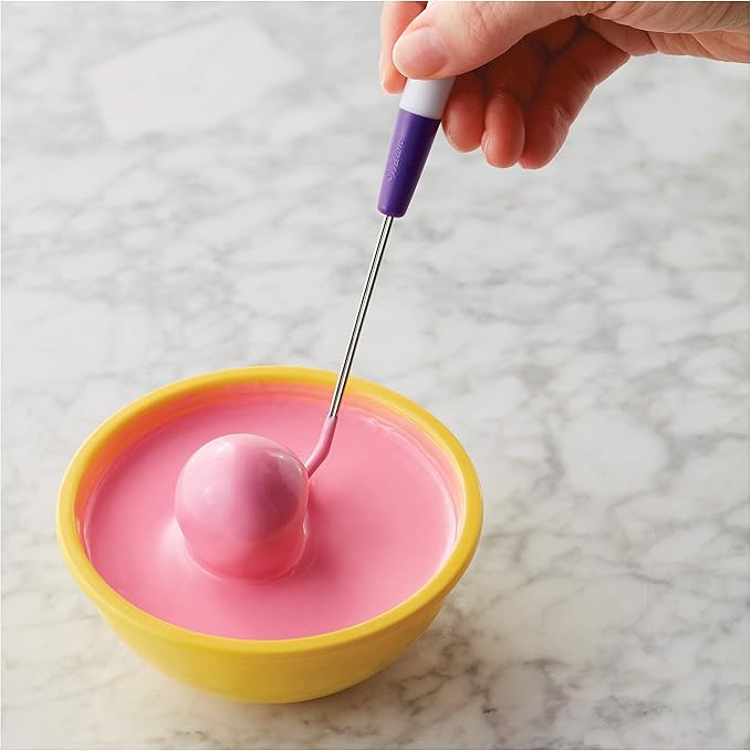 Wilton Candy Melts Candy Dipping Tool Set, Ideal for Strawberries, Cake Pops, Pretzels or Marshmallows, Includes 3-Prong Fork, Cradling Spoon and Spear, Tools Only, Candy Melts Not Included