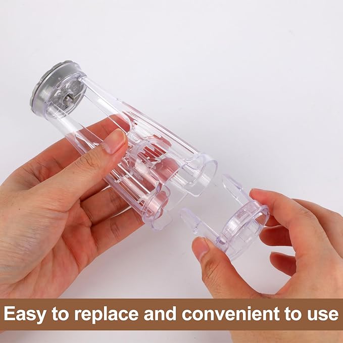 Filter Replacement Parts Starter Kit for Keurig 2.0, Transparent Coffee Maker Cartridge Water Filter Holder Reservoir Accessories with 6pcs Cartridges for K200 K250 K-Compact K-Duo