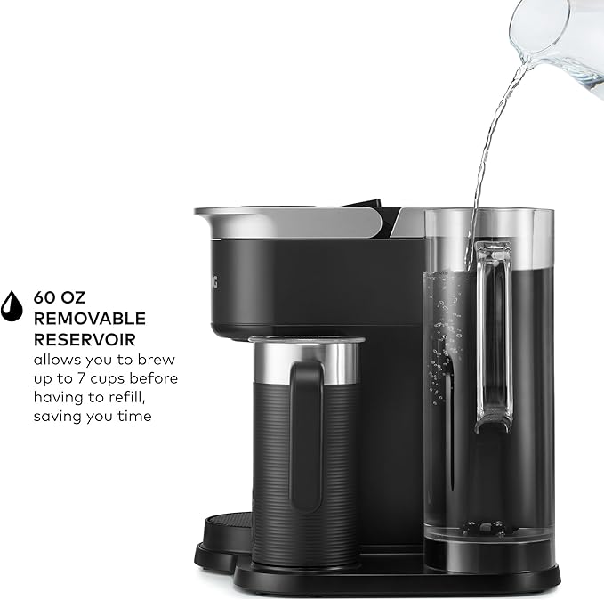Keurig K-Café SMART Single Serve Coffee Maker with WiFi Compatibility, Latte and Cappuccino Machine with Built-In Frother, 6 Brew Sizes, Black