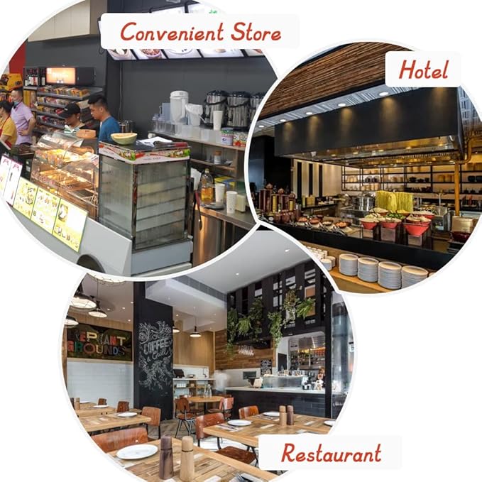 5-Tier Electric Bun Steamer, Commercial Stainless Steel Food Warmer Display with Automatic Temperature Control, for Buns, Baozi, Siomai, Corn, Buffet, Kiosk, Restaurant