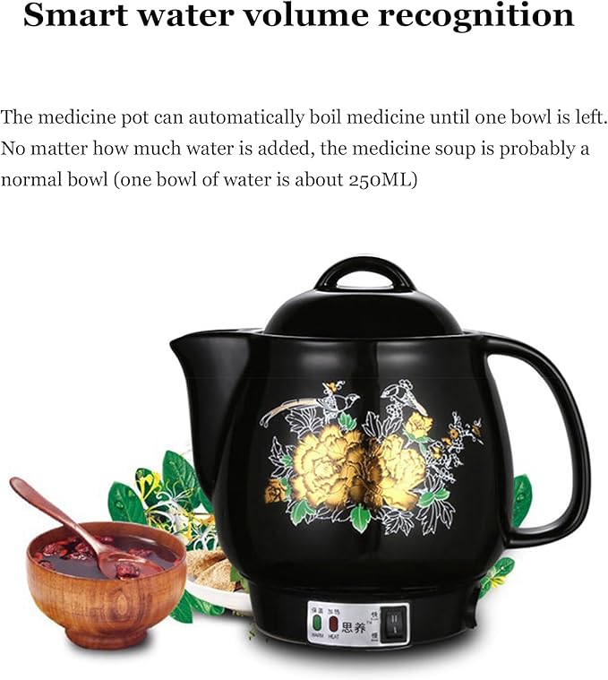 Smart Automatic Chinese Herbal Pot, Herbal Medicine Cooker, Chinese Medicine Cooking Pot, 3 Preset Modes (Decoct/Soup/Tea), with Keep Warm, for TCM Lovers 4L