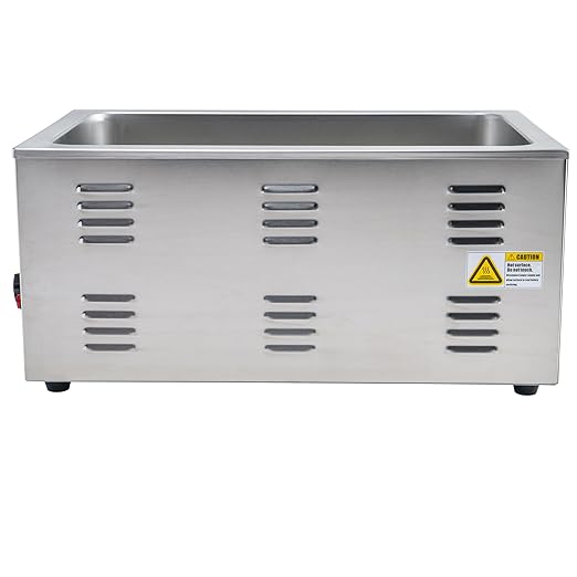Winco FW-S600 Electric Food Cooker/Warmer, 1500-watt,Stainless Steel,Medium