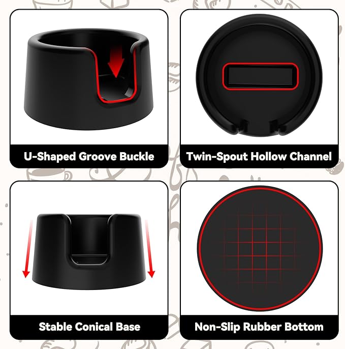 Tamper Base Compatible With Ninja Luxe Cafe, Espresso Tamping Station for Ninja ES601 & ES701 Espresso Machine