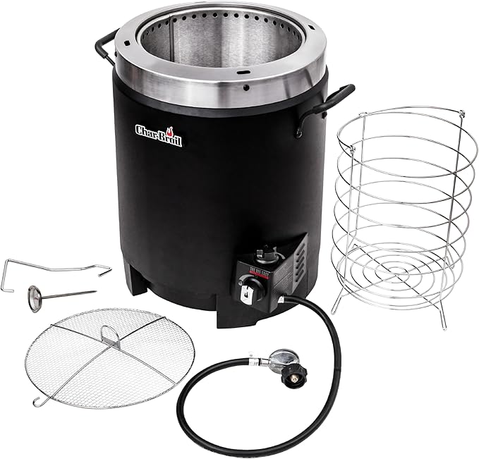 Charbroil® The Big Easy® TRU-Infrared™ Cooking Technology Propane Gas Stainless Steel Oil-Less Turkey Fryer, Black - 17102065