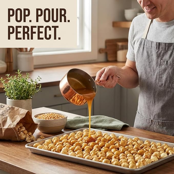 Princeton Popcorn Mushroom Popcorn Kernels Extra Large - Easy-Eating, Farmer Direct Non-GMO Gluten Free Bulk Popping Corn, Popcorn Kernels for Oil Pop or Hot Air Popper or Stovetop Bulk 50lb Bag