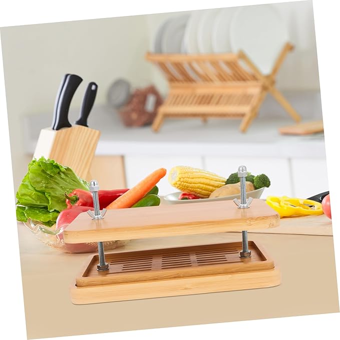 Garneck Tofu Press Adjustable Pressure Efficient Tofu Maker Draining Tool Filtration System Kitchen Essential