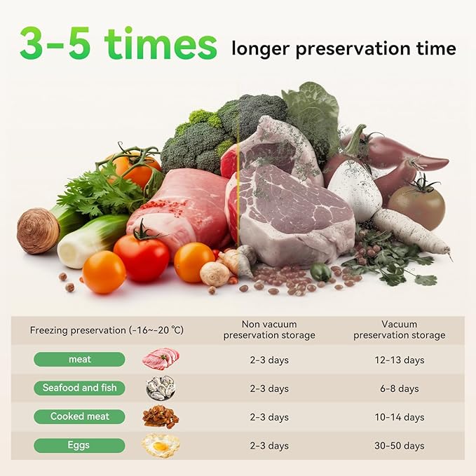 Vacuum Sealer for Food with Visible Water Tank, Handheld Compact Vacuum Sealer,Food Safety and Storage Vacuum Machine with 30 Pcs Reusable Vacuum Bags (White)