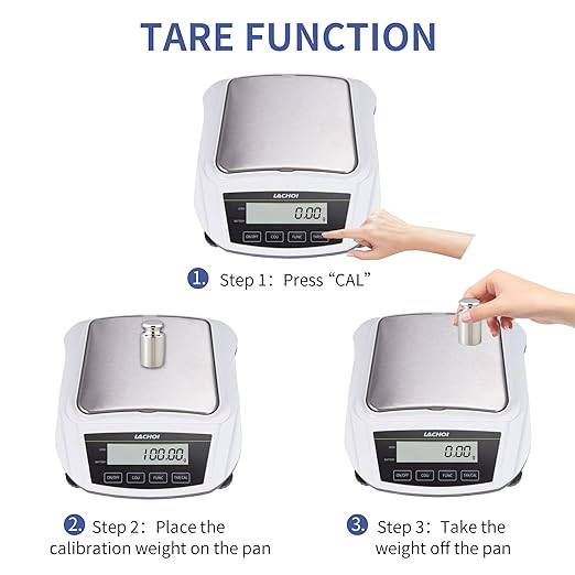 Lab Scale 2000g×0.01g High Precision Laboratory Analytical Balance 0.01g Accuracy Jewelry Precision Digital Gram Scale (No Test Weight)
