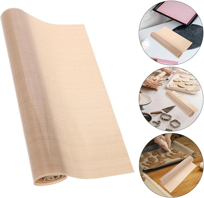 Silicone Baking Mat Roll 0.4mm Thick 30cm X 182.88cm Food Grade Non-stick Reusable Dough Rolling Mat for Oven Baking Cookies Biscuits Donuts