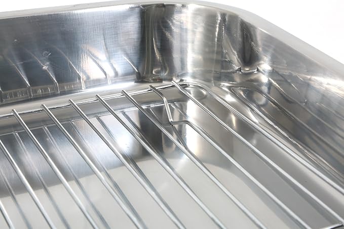 ExcelSteel 593 Roasting Pan, Stainless