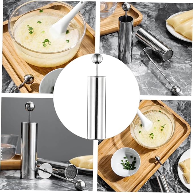 Cabilock 1pc Stainless Steel Tofu Slicer Tofu Maker Press for Easy Chrysanthemum and Cheese Cutting Easy to Clean Kitchen Tool for Restaurants and Cooking Competitions