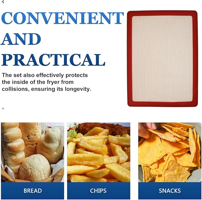 SUPVOX Reusable Red Silicone Baking Mat Sheet Non-stick Oven Liner with Raised Edges for Rolling Dough and Baking Cakes, Heat Resistant Silicone Mat for Home Kitchen Pastry and Cookie