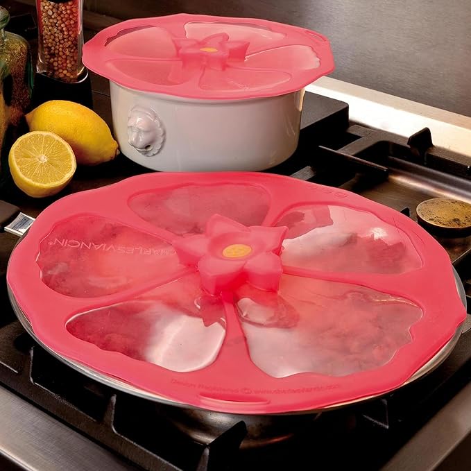 Charles Viancin Hibiscus Lid - Med/Small 8"