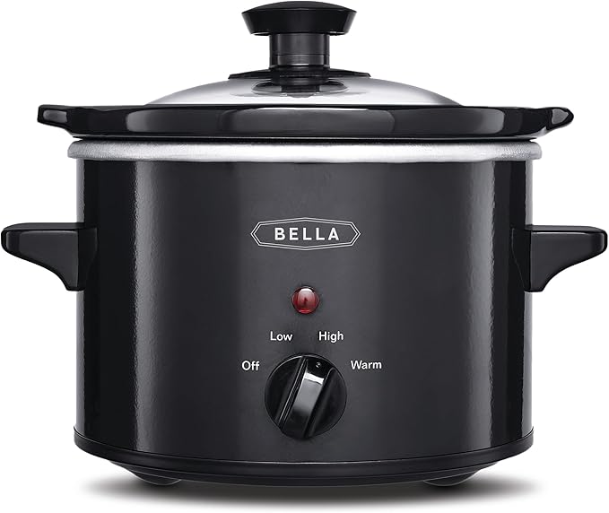 Bella 1.5 QT slow cooker, Black