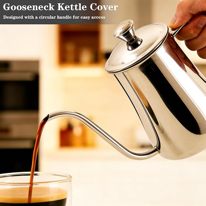 2.7Inch Stainless Steel Universal Drink Covers, Gooseneck Kettle Lid, Mini Lid for Tea Cups, Drink Cover, Coffee Mugs, Tea Cups, Beers
