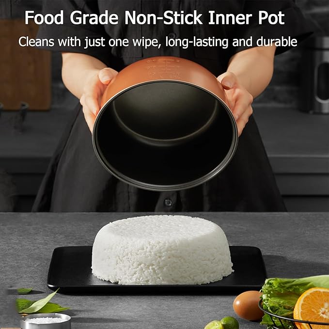 13L Commercial Large Capacity Rice Cooker for Resturant | 60 Cups rice cooked with One-Touch Operation | Auto keep warm for 12h