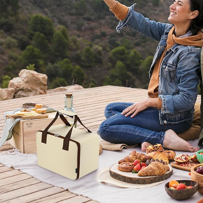 Beautyflier Carrying Bag for Hamilton Beach 2 Slice Extra Wide Slot Toaster, Portable Carry Case for 2 Slice Wide Slot Toaster, Travel Storage Bag with Hand Strap, Durable and Long-Lasting (Bag Only)