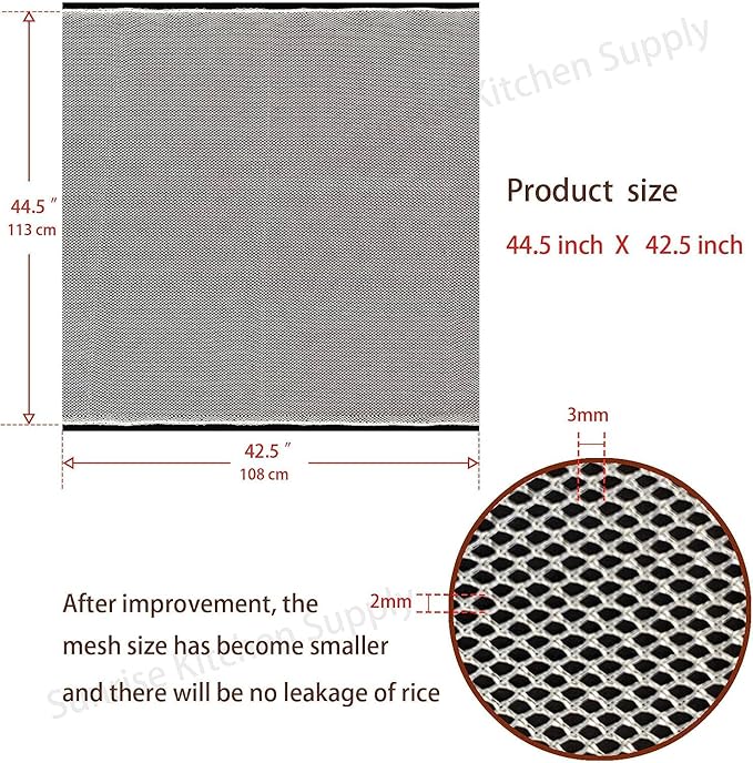 43" x 43" Sushi Rice Cooking Net/Rice Cooker Napkin/Sushi Rice Cooking Napkin (4)