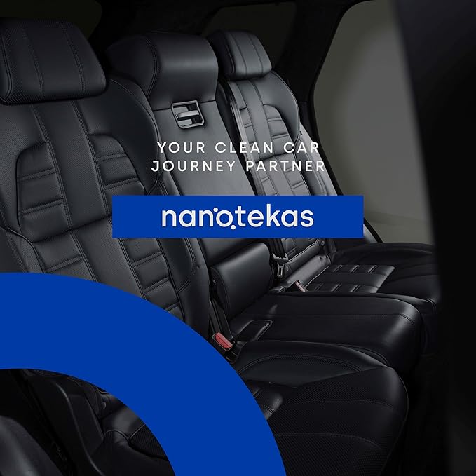 Professional Ceramic Nano Coating for Vehicle Interior - Long-Lasting Hydrophobic Protectant for Upholstery & Leather - Repels Dirt, Spills, & Moisture - Perfect for Fabric, Velour and Suede 8.45oz