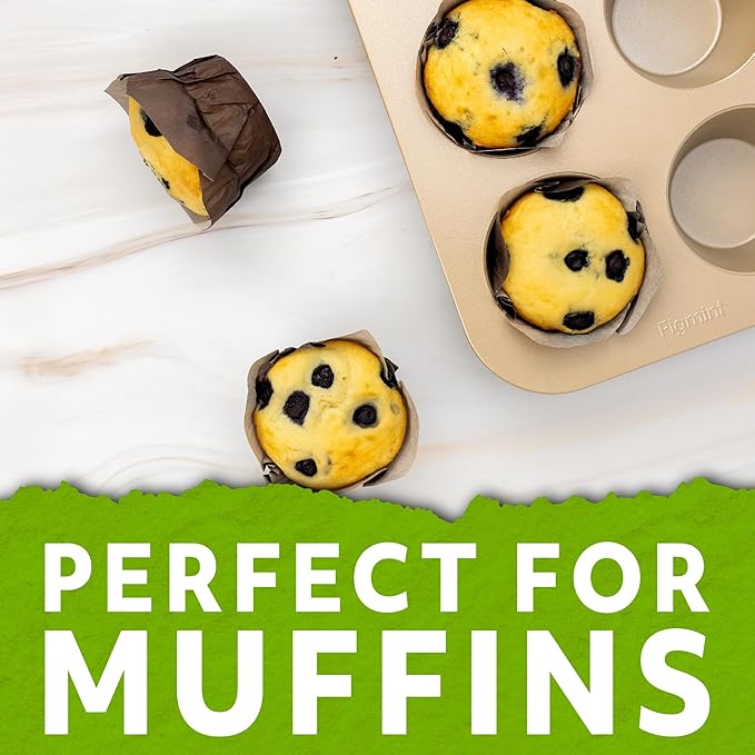 PaperChef - Parchment Lotus Baking Cups - Easy Release, Non-Stick Paper - Decorative Baking Cups, Perfect for Parties, Weddings, and Holidays - 12 count - 4 Pack