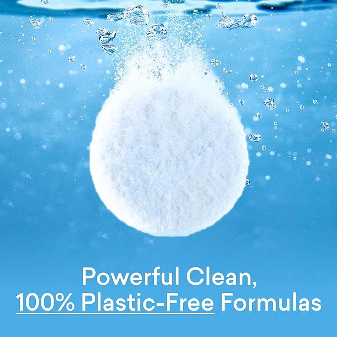 BLUELAND Clean Home Kit, 3 Reusable Bottles with 3 Tablets, Makes 1 Bottle Each of Foaming Hand Soap, Multi-surface Cleaner, Bathroom Cleaner