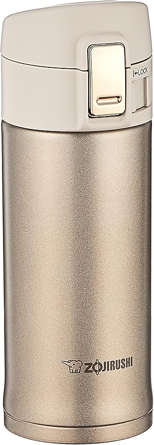 Zojirushi SM-KHE36NL Stainless Steel Mug, 12-Ounce, Champagne Gold