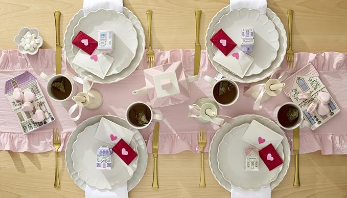 Lenox Stoneware Dinnerware Sets, French Perle Scallop White 12-Piece Dinnerware Set for 4, Service For 4, Dishwasher Safe Dishware, Dishes Set, Stoneware Dinner Plates and Bowls Sets (White, 12 Piece)