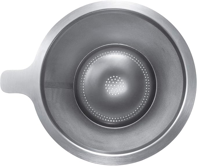 HARIO KDD-02-HSV Double Stainless Steel Dripper Kasuya Model, For 1-4 Cups, Hairline Silver