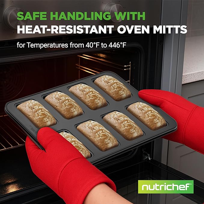NutriChef 23-Piece Baking Utensil Collection with Measuring Tools, Silicone Mats, Spatulas, Whisk & Oven Mitts - Complete Kitchen Utensils Set and Baking Tool Set Suitable for Home Bakers