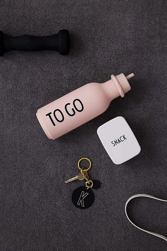 Design Letters To Go Water Bottle 17 Oz | Vintage Drinking Bottle Unbreakable | Milk Container Shape Bottle Leakproof, BPA/BPS Free, Drop Safe | Drinking Jar Bottles for Kid, Adult| Titan Water Bottle
