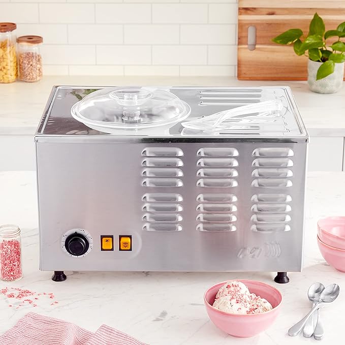 Lello Musso Pola 5030 Dessert Maker Silver, 2 Quart
