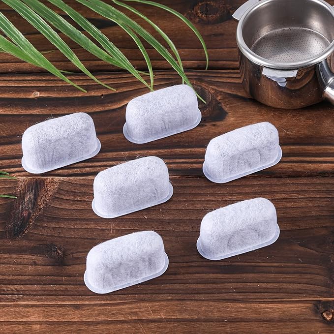 6pcs Coffee Filter Replacement for Cuisinart, Activated Charcoal Water Filter Replacement Effectively Absorb Impurities Compatible with Cuisinart Coffee Makers Machine