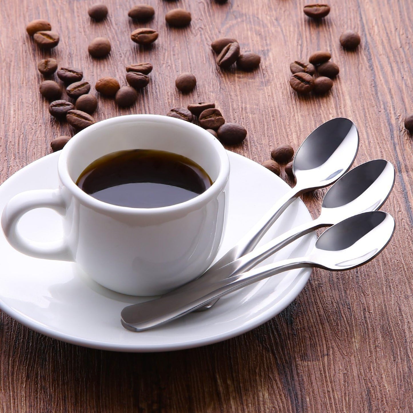 Demitasse Espresso Spoons,12-piece Mini Coffee Tiny Stainless Steel Spoons Bistro Small Spoons for Dessert, Tea, Appetizer(4.7Inch)…