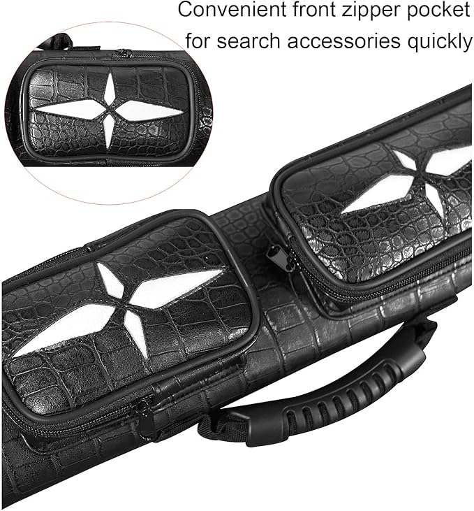 2X2 Billiards Pool Cue Tube Carrying Case