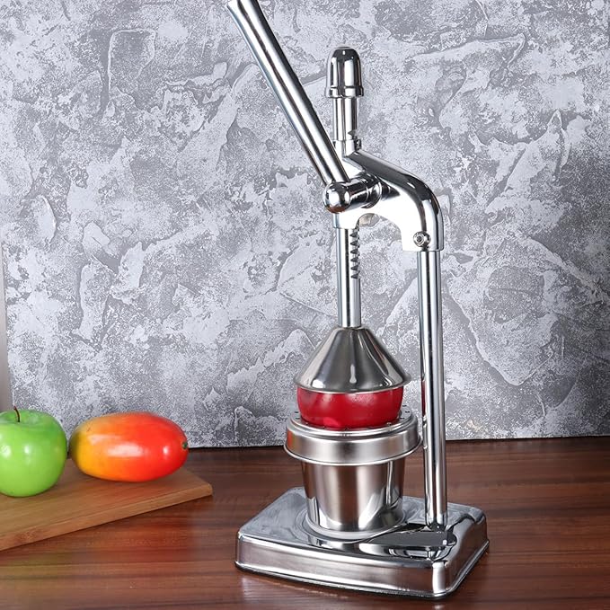 ABOOFAN Stainless Steel Lemon Squeezer Hand Press Juicer Manual Juice Extractor