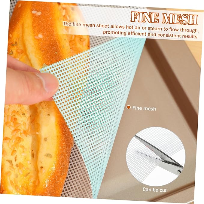 10pcs Silicone Dehydrator Sheets Food-grade Mesh Tray Liners for Even Drying Reusable and Non-stick for Dehydrators Ovens and Microwaves