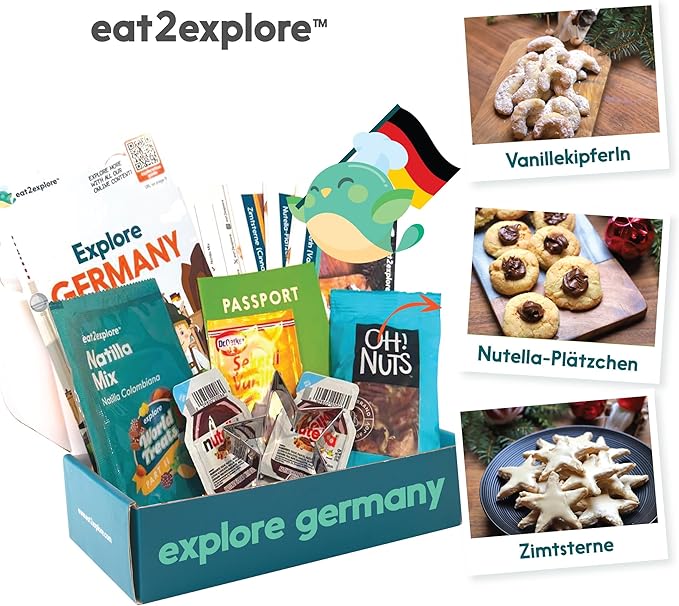 Kids Real Dessert Baking Kit for Families - Interactive & Educational Kit Includes 3 Recipe Cards with Key Ingredients, Baking Tools for Kids with Guide- Perfect for Families and Homeschooling Germany