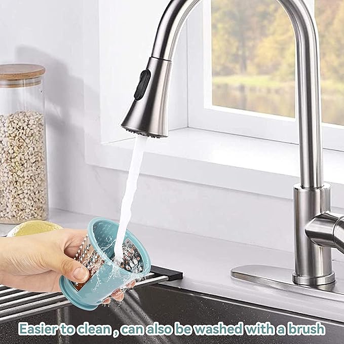 Electric Cheese Grater, Cheese Grater Electric, One-Touch Control Electric Grater Machine for Vegetable, Fruits, Potato, Electric Cheese Shredder, Salad Maker with 5 Free Attachments, Green, ASLATT