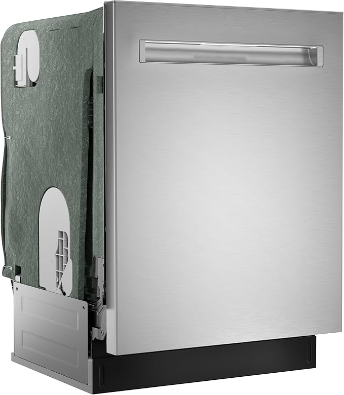 Sharp SDW6726MS 24-inch Stainless Steel Dishwasher, 47 dB Library Quiet, Third Rack, Power Wash Sprayer, 12 Place Settings,