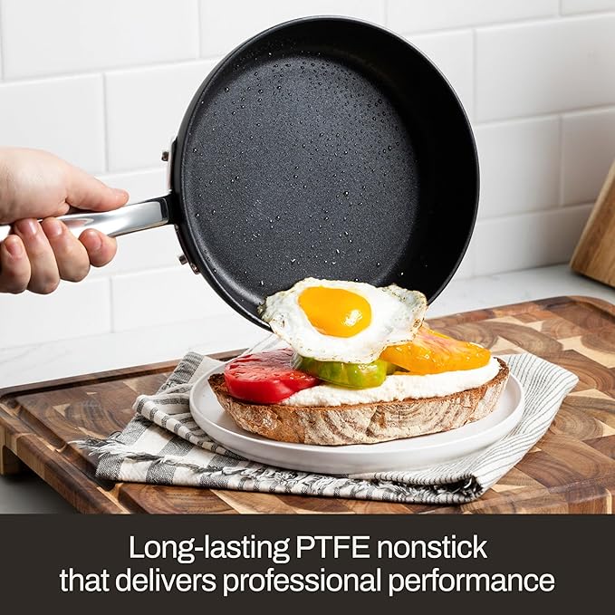 All-Clad HA1 Expert Hard Anodized Nonstick Double Burner Grill Pan For Stovetop 13 x 20 Inch, Grilling, Professional Cookware, Dishwasher-Friendly, Oven-Safe Up to 500°F, Black