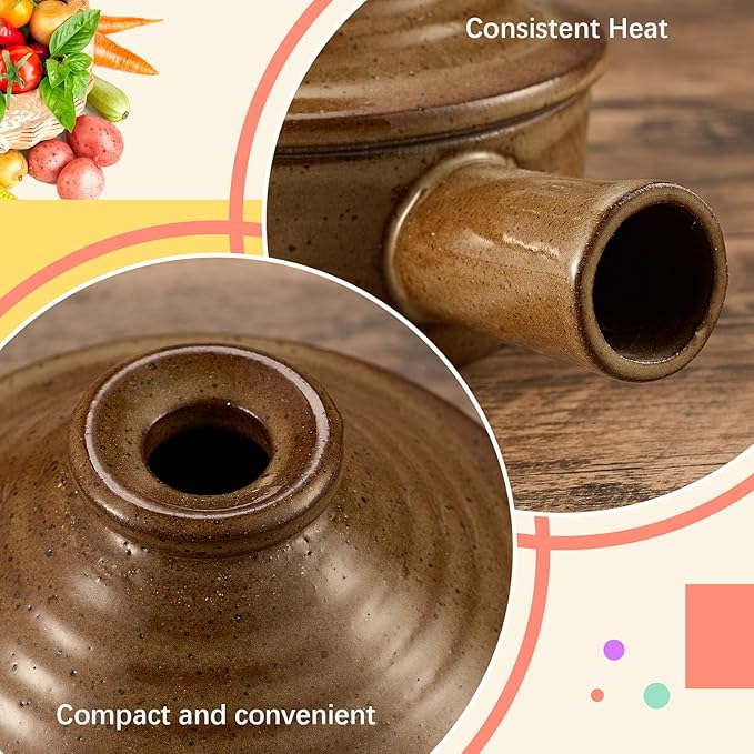 Maxdot 1 Pack Egg Cooker Egg Microwave Cooker with Lid and Hollow Hand Ceramic Microwave Poacher for Household Use and Food Preparation