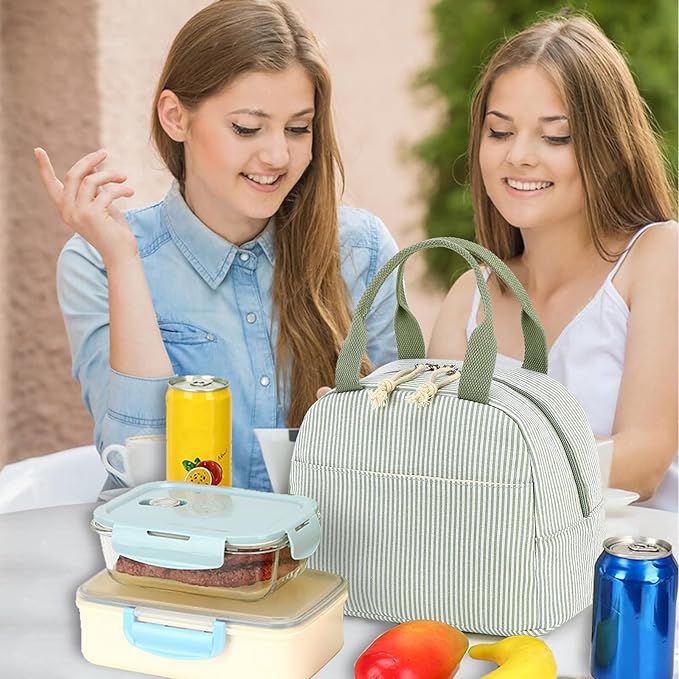 Bluboon Lunch Box for Women Cute Lunch Bag Reusable Insulated Lunch Bags Large Capacity Lunchbox Cooler for Work Picnic or Travel gifts for women