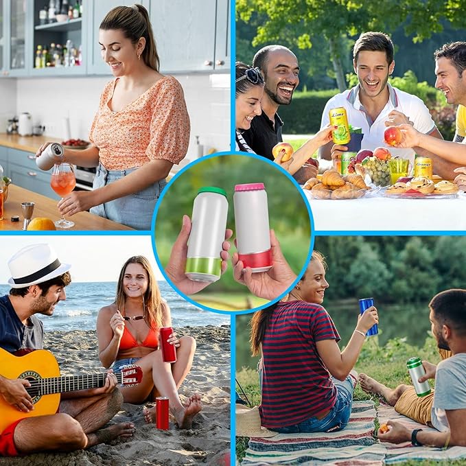 Silicone Soda Can Cover Lids, 12 Pack Reusable Soda Can Lids Beer Can Covers Pop Can Covers, BPA Free Silicone Can Cover, Stopper and Protector for Beer, Beverage, Juice, Fits Standard Cans
