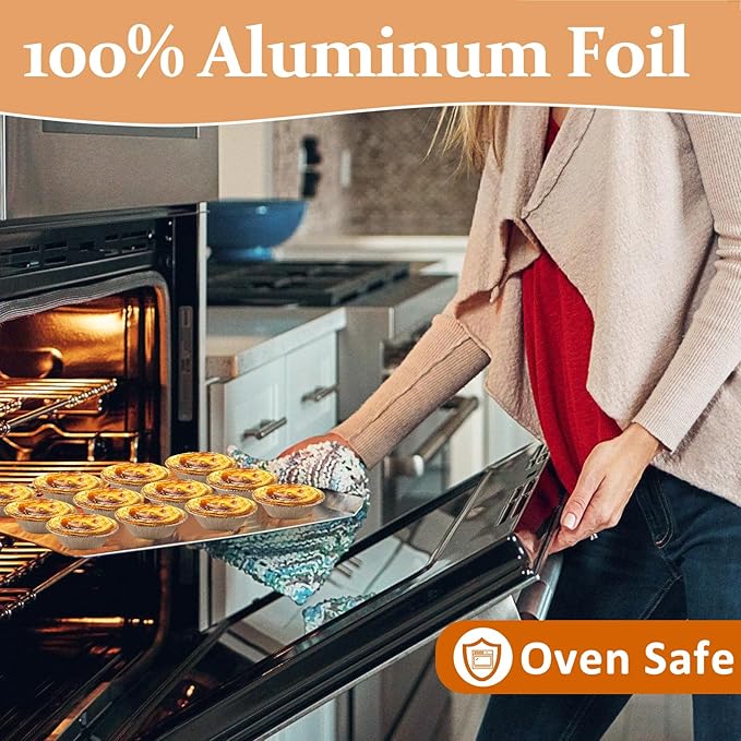 200 Pieces 2.6 Inch Round Pie Tart Small Tin Foil Pans Disposable Aluminum Mini Pie Pans for Baking, Cooking Supplies