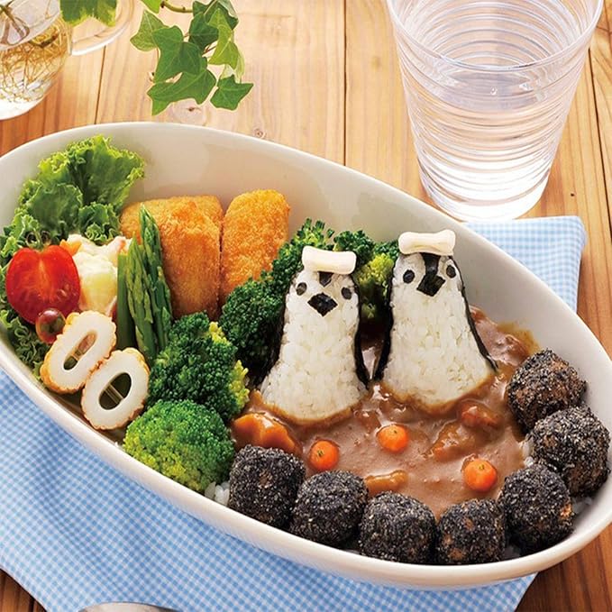Sushi Making Kit Rice Ball Molds Bento Accessories Sandwich Cutters for Kids Kitchen Tools for Baby Kids Meal