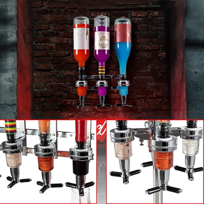 Replacement Nozzle Shot Dispenser 1.5oz for Wine Racks Cocktail Dispenser Liquor Dispenser Alcohol Caddy Liquor Cocktail Dispenser for Home Bar(6PCS)