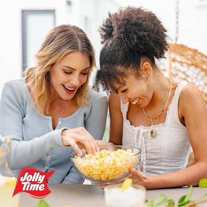 Jolly Time Healthy Pop Microwave Popcorn, 1.2oz Personal Bag, 10 Bags Per Carton (Healthy Pop 100's - Butter & Sea Salt,1.2 Ounce (Pack of 60))