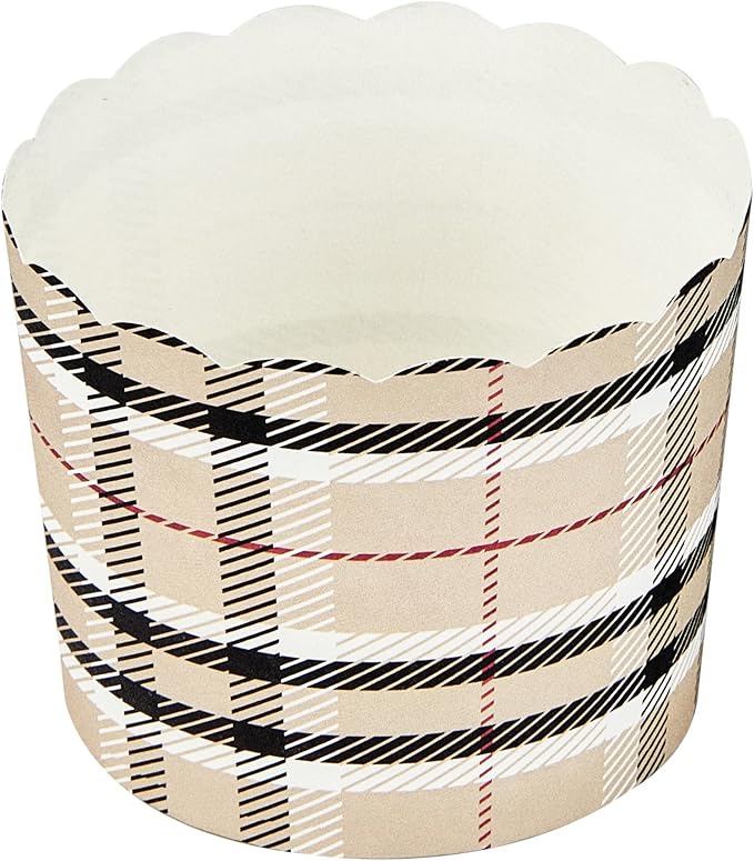 Restaurantware Baking Cups 200 Pack of 6 oz Paper Cupcake Liners Greaseproof Scalloped Oven-Safe Elegant Dessert Muffin Cups Disposable for Parties
